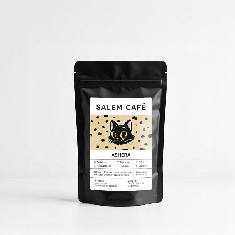 Café Colombia Ashera - 100% Arábica, de Especialidad