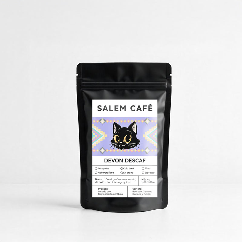 Café de especialidad descafeinado de México "Devon Descaf" 83,5 SCA