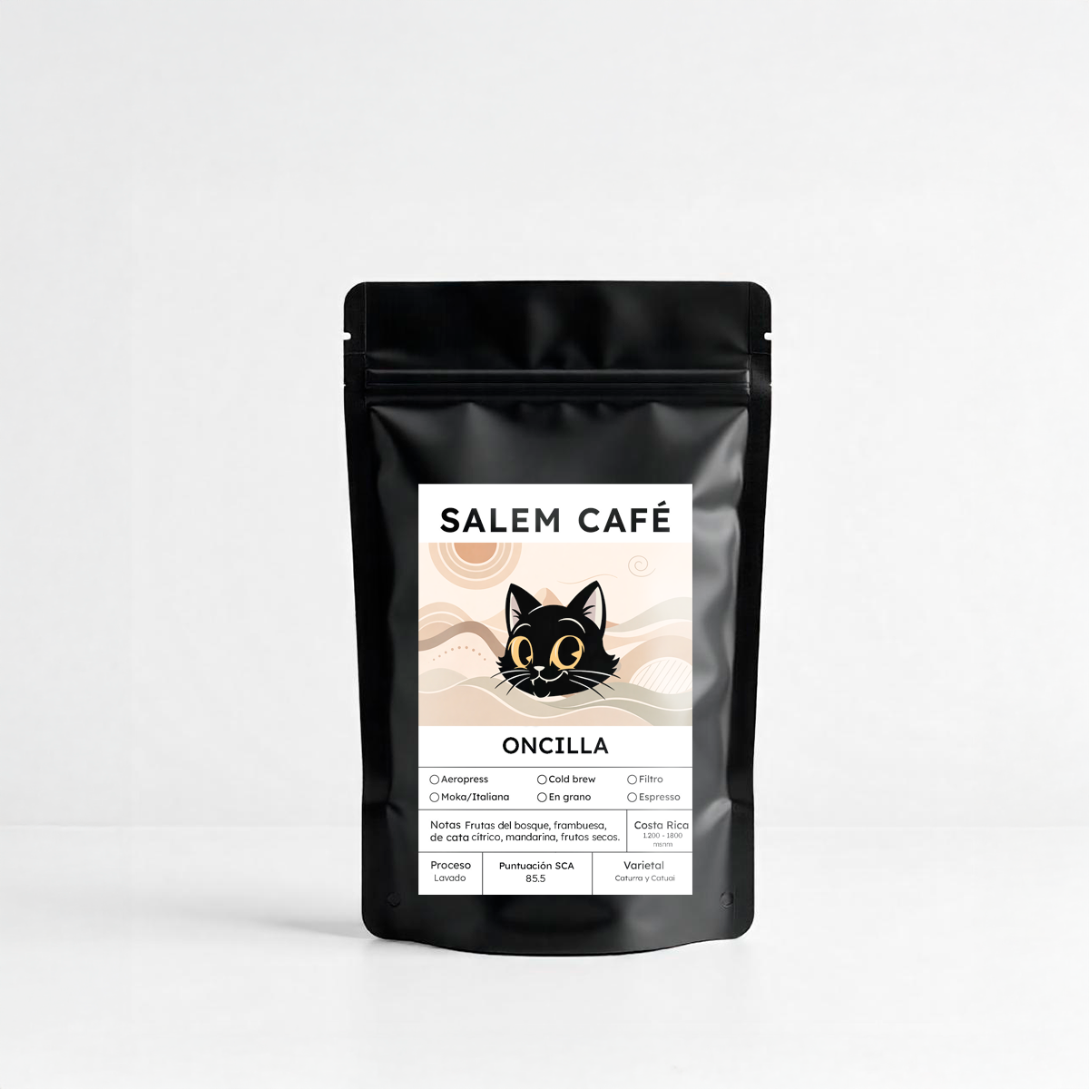 Café de especialidad de Costa Rica "Oncilla" 85,5 SCA