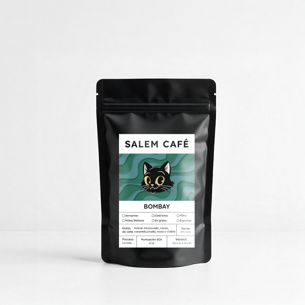 NUEVO Café de especialidad de Kenia "Bombay" 87,25 SCA