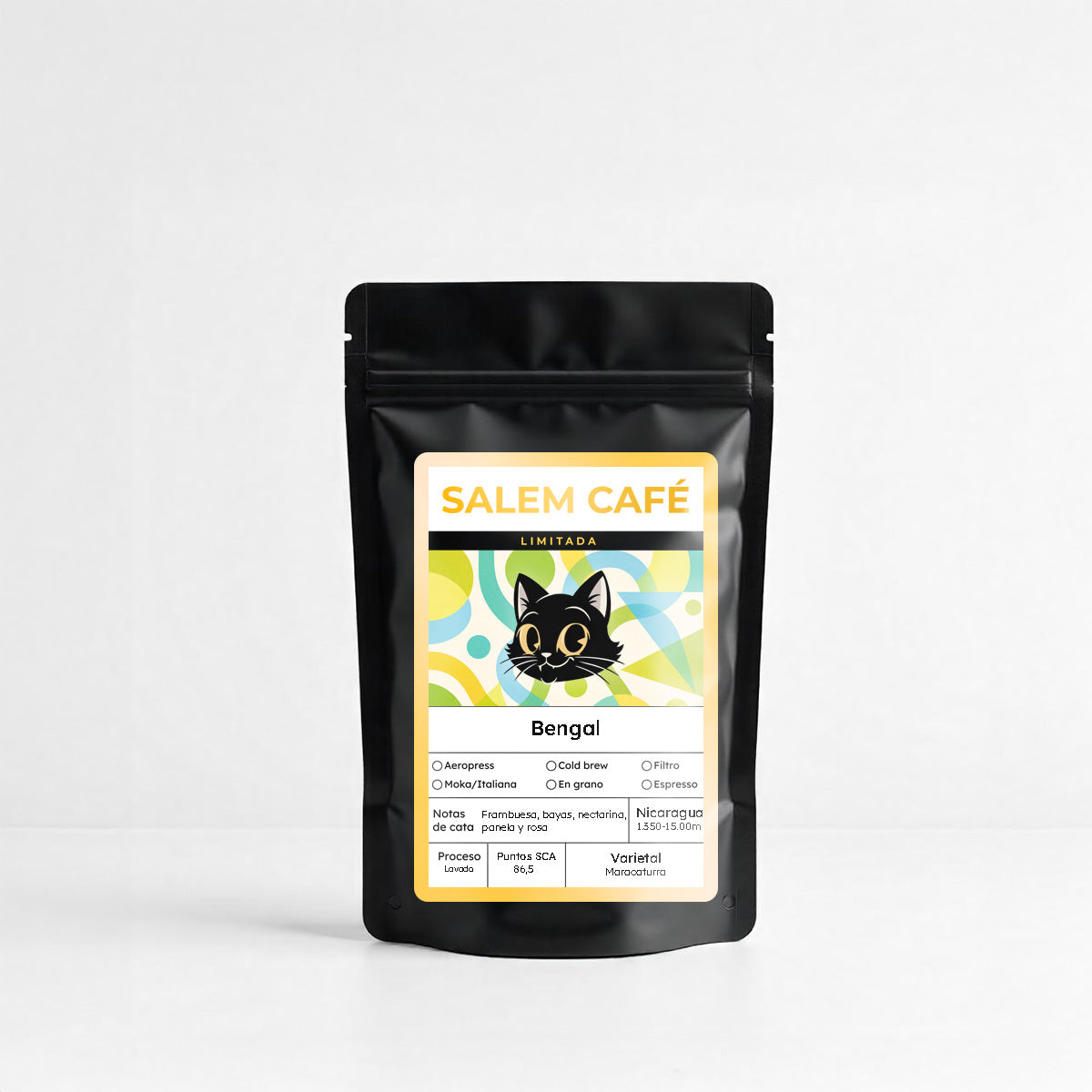 Café de especialidad de Nicaragua Lavado "Bengal" 86,5 SCA