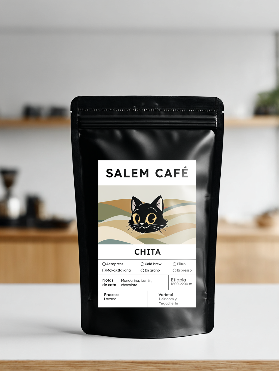 Café de especialidad de Etiopía "Chita" 86 SCA