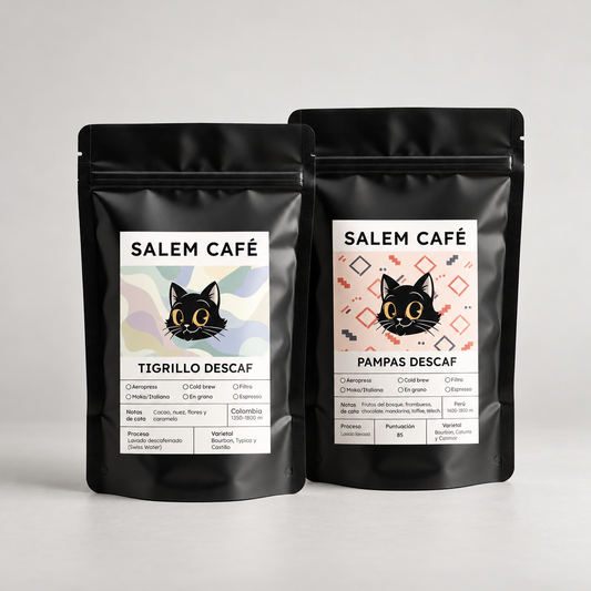 Pack Buenas Noches de Salem Café con Tigrillo y Pampas Descaf