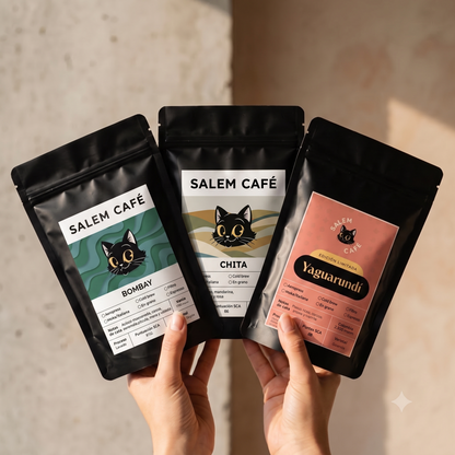 Pack café de especialidad para filtro - Bombay + chita + Yaguarundí