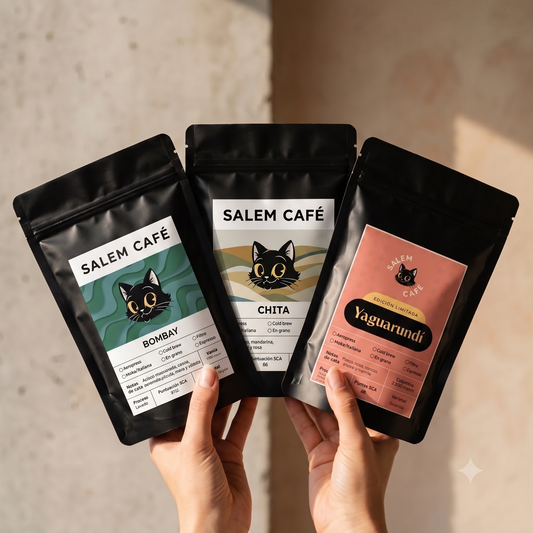 Pack café de especialidad para filtro - Bombay + chita + Yaguarundí