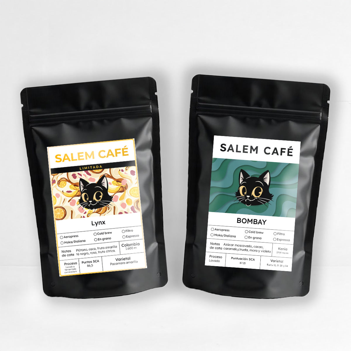 Pack café de especialidad para filtro - Bombay + Lynx